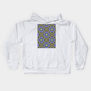 Floral Tiles Kids Hoodie